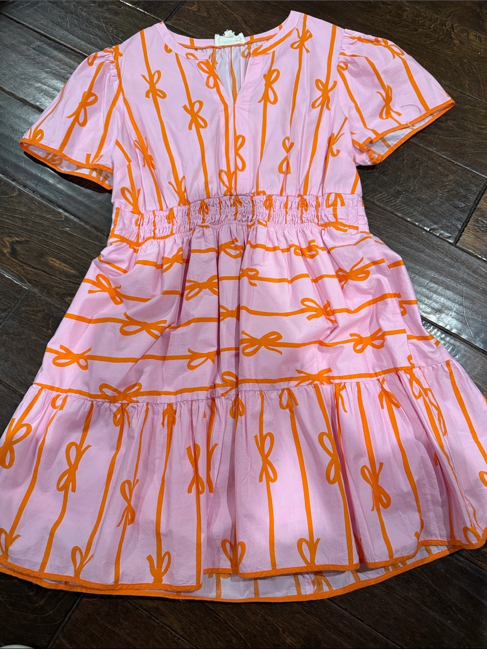 Umgee Pink and Orange Mini Dress